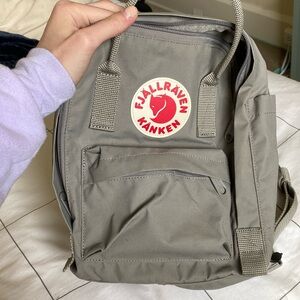 Fjallraven kanken mini backpack in fog